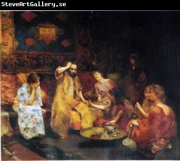 unknow artist Arab or Arabic people and life. Orientalism oil paintings 294